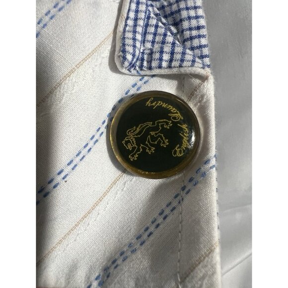 English Laundry Men's Blue Print Shirt L Button Up Christopher Wicks M26 - Picture 3 of 14